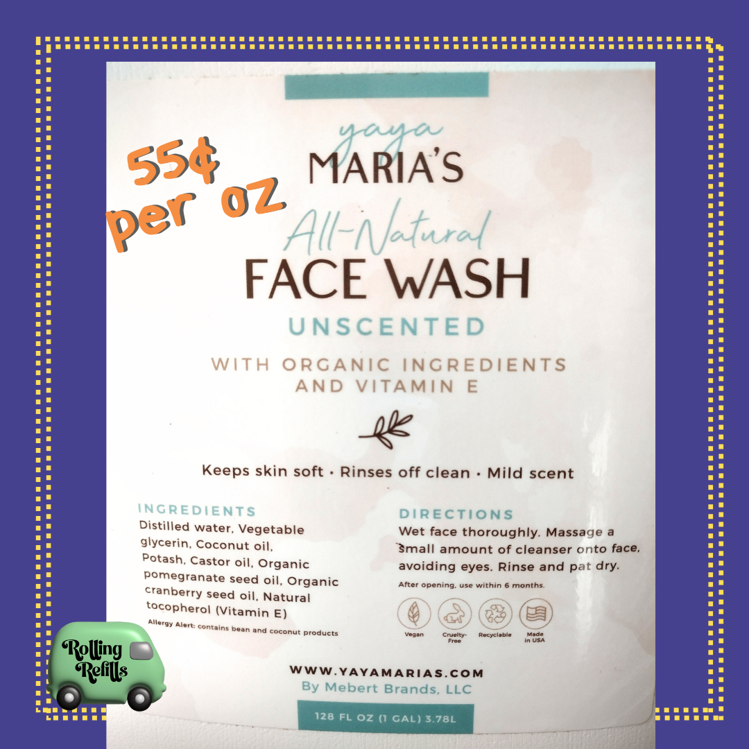 Yaya Maria's Unscented Natural Face Wash
