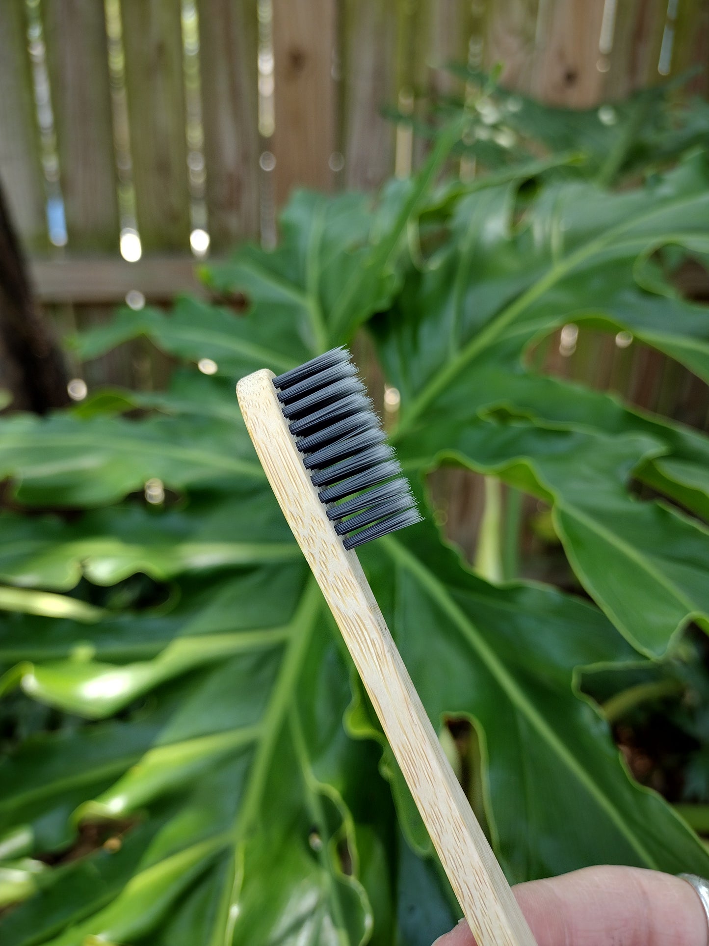 Bamboo toothbrush 100% compostable, natural