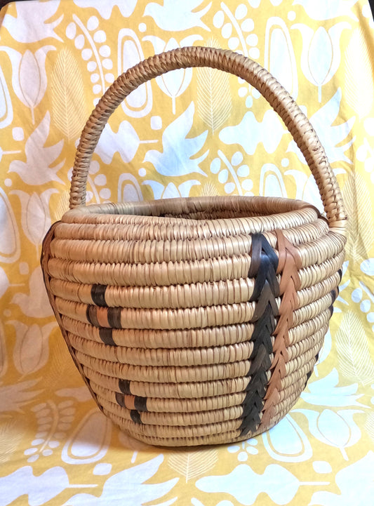 Vintage handmade basket
