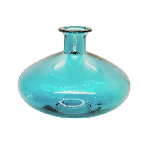 Large, turquoise vase
