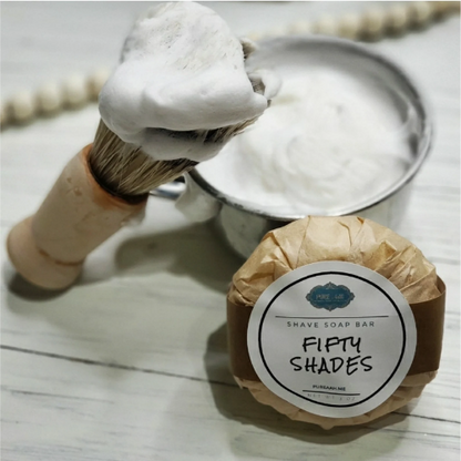 Pure Aah All Natural lathering Shave Soap Bar